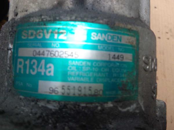 COMPRESSEUR DE CLIMATISATION PEUGEOT/FIAT/AUDI/SUZUKI - Vue 3